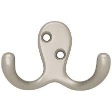 Coat Hooks with Dual Prongs for Wall Mounting: Made in China